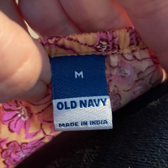 Old baby bloom sleeves Floral Pink Peplum Top - Picture 8 of 8